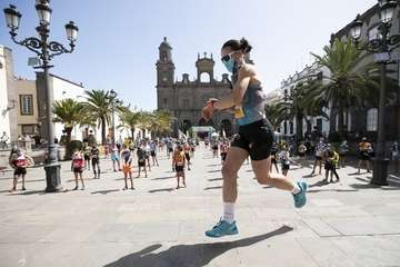 La LPA Trail  se celebró este sábado en la capital grancanaria/Carlos Díaz Recio.
